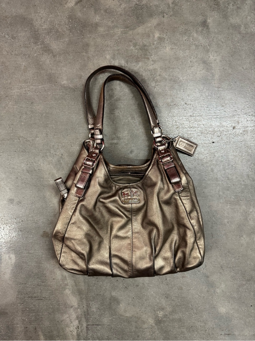 Vintage Y2K Coach Madison Maggie Metallic Purse